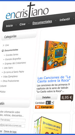 encristiano.com nueva tienda web de Goya Producciones