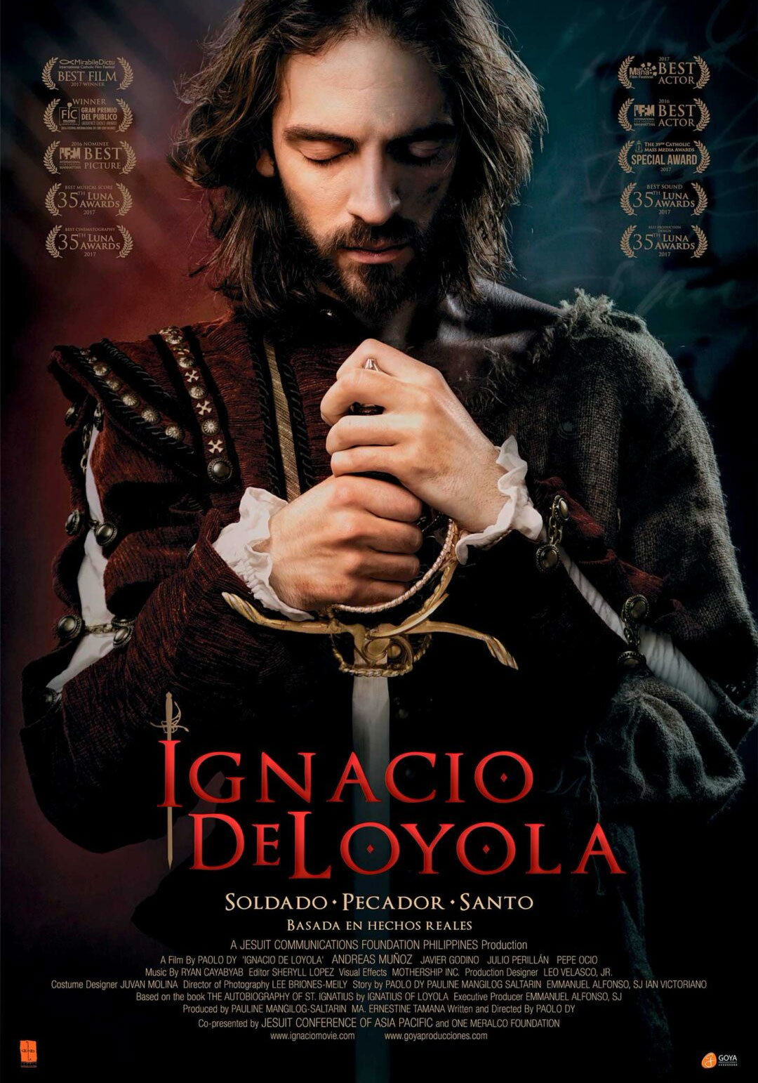 Cartel pelñicula Ignacio de Loyola